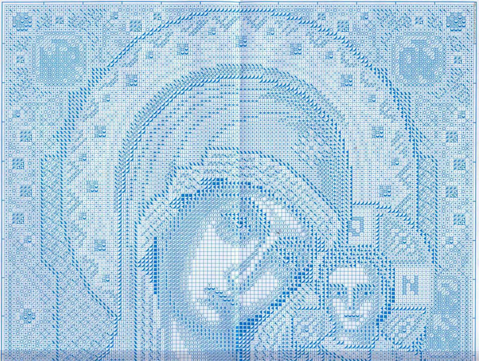 Схема вышивки «Иверская икона Божьей Матери)» (№10500)
