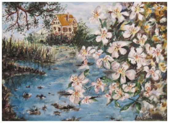акварели watercolor and drawings paintings, ludmila elina;