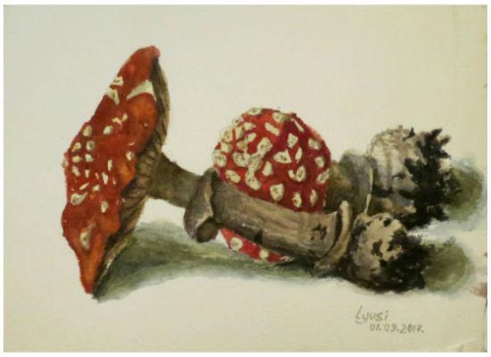 акварель, watercolor, lyusi, ludmila elina;